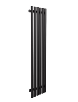 Grzejnik Pionowy Dekoracyjny 120/45 CZARNY MAT
