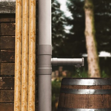 Сборник/уловитель дождевой воды с клапаном 100 мм.