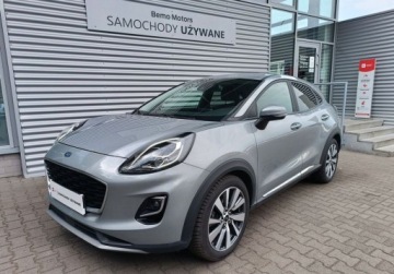 Ford Puma II Crossover 1.0 EcoBoost mHEV 125KM 2022 Ford Puma 125KM mHEV Automat TitaniumX SalonPL SerwisASO FV23 P.Zima Gwara, zdjęcie 2