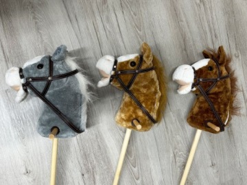 Hobby Horse Лошадка на палочке Звук галопа и ржания + подвижная морда ZA5442