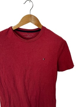 Koszulka Tommy Hilfiger czerwona z logiem s
