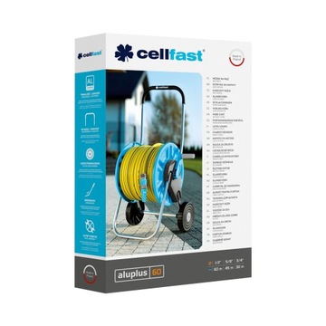 CELLFAST ALU CARRY САДОВЫЙ ШЛАНГ 1/2, 50 М НАБОР Насадки Спринклеры