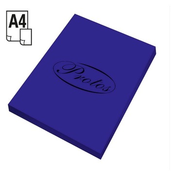 Papier brystol blok GRANATOWY A4 160g 50ark.