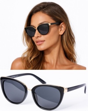 OKULARY PRZECIWSŁONECZNE DAMSKIE POLARYZACYJNE PolarZONE ETUI KOMPLET