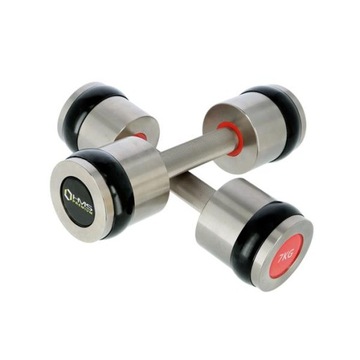 Treningowe obciążenia HANTLE CHROM + Silikon 2x7kg