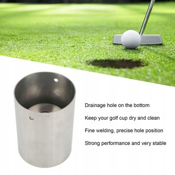 Чашка для гольфа Green Hole из нержавеющей стали с дном