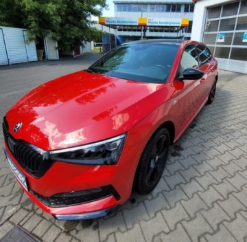 Skoda Scala Hatchback 1.5 TSI 150KM 2022 2022 Skoda Scala 1.5 TSI DSG MONTE CARLO sprzedam PL SALON
