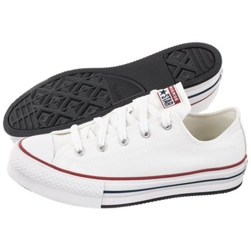 Buty Trampki na Platformie Damskie Converse CT All Star 272858C Białe