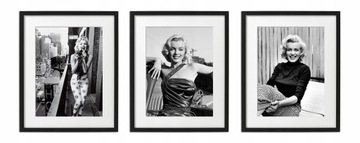 Marilyn Monroe przecudne 3 obrazki hit 40x50cm