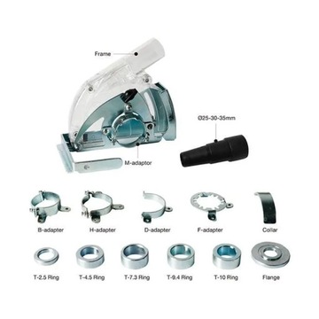 Пылеудаляющая насадка для УШМ BIHUI 115-125 мм