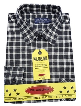 Koszula męska flanelowa flanela w kratę 42/43