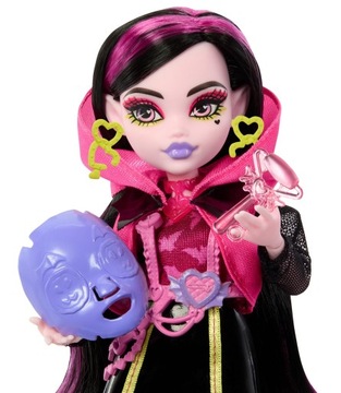 MONSTER HIGH УЖАСНЫЕ ТАЙНЫ ДРАКУЛАУРА S3 НЕОН HNF78