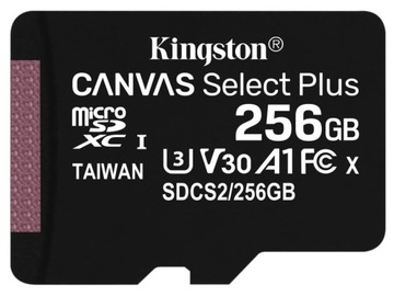 Карта памяти KINGSTON Canvas microSDXC 256 ГБ