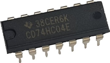 układ scalony CD74HC04E * DIP-14