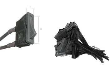 WŁĄCZNIK KOŁYSKOWY WĄSKI 26X5MM ZESTAW 10 SZTUK