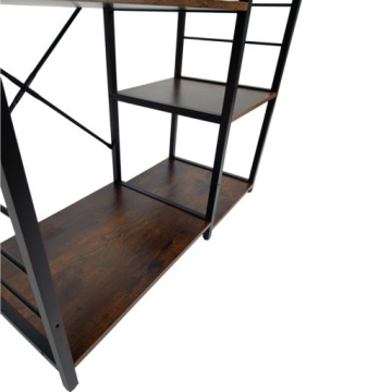 LOFT кухонный стол микроволновая стойка 90x40 корзина крючки RUSTICCAL