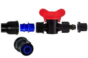 5 винтовых зажимов VALVE QJ Line ø20 x трубная вставка НАБОР QUICK LOCK Fi20