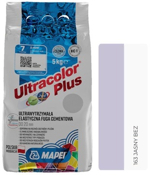 MAPEI FUGA Ultracolor Plus 163 JASNY BEZ 5kg