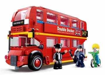 KLOCKI SLUBAN MB Londyński autobus piętrowy 382 el kom. LEG