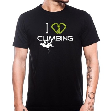 KOSZULKA WSPINACZKA WSPINACZKOWA TSHIRT Z MOTYWEM WSPINACZKI WSPINACZKA