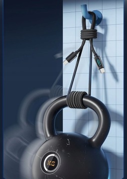КАБЕЛЬ USB-C ДЛЯ HUAWEI SAMSUNG XIAOMI 100W LCD 5A