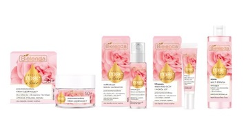 BIELENDA ROYAL ROSE ZESTAW 50+ KREM D/N+ SERUM NOC + k/OCZY + TONIK 200ml