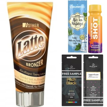 Asther Kosmetyk LATTE 200ml do solarium + saszetka