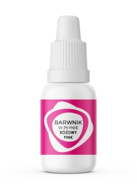 BARWNIK SPOŻYWCZY W PŁYNIE RÓŻOWY - PINK 25ml
