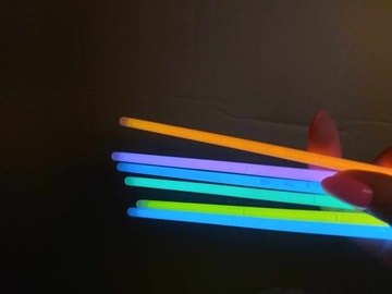 OKULARY GLOWSTICK BRANSOLETKI ŚWIECĄCE ŚWIATŁO CHEMICZNE 100 + ŁĄCZENIA