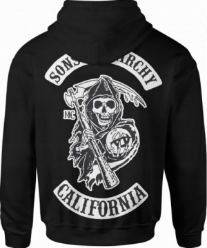 BLUZA MĘSKA Z KAPTUREM SYNOWIE ANARCHII NOWOŚĆ S