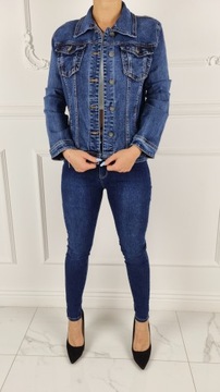 #KATANA JEANSOWA Kurtka DAMSKA Jeans Plus - Size#