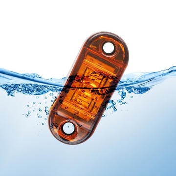 10x светодиодный габаритный фонарь светодиодный габаритный фонарь 2 светодиода 12 В 24 В ОРАНЖЕВЫЙ E4