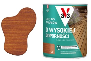 Olej do Tarasów, drewna 2,5 l TEK V33/3V3