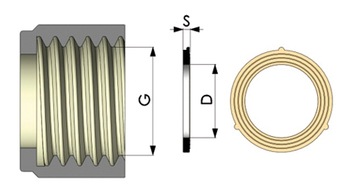 ПРОКЛАДКА ДЛЯ ВНУТРЕННЕЙ РЕЗЬБЫ 3/4'' 72868