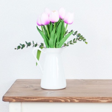 TULIPANY BUKIET TULIPANÓW sztuczne kwiaty jak żywe bukiety do wazonu 33 cm