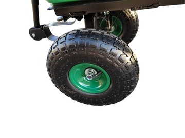 Садовая транспортная тележка, самосвал, 75л, 300 кг, ручная или для трактора