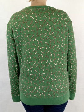 Bluza zielona świąteczna w lizaki Reserved roz. XS