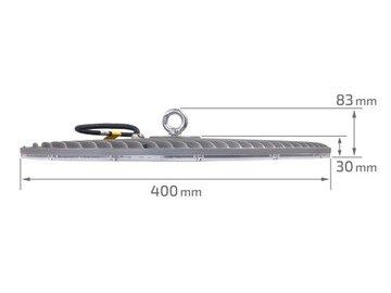 ПРОМЫШЛЕННАЯ ЛАМПА ВЫСОКОГО ПРОХОДА LED UFO 200Вт IP65 4000К