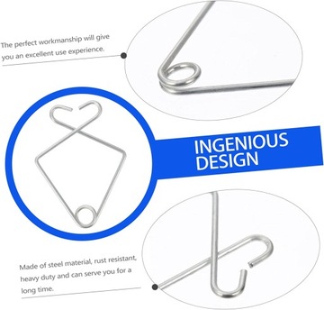 100 шт. потолочный крючок, сверхмощные вешалки для одежды