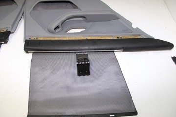 BMW E39 ОБИВКА БОКОВИН ДВЕРЕЙ 4ШТ БОКОВЫЕ ЖАЛЮЗИ ЕВРОПА ЗАДНИЕ RARITY