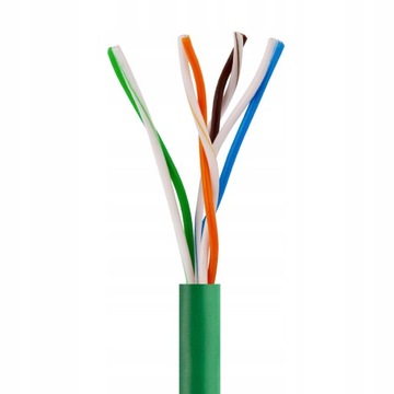 Сетевой патч-корд NEKU UTP 5E, зеленый, 0,5 м