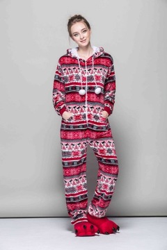 ONESIE KIGURUMI CIEPŁA PIŻAMA JEDNOCZĘŚCIOWA KOMBINEZON DRES STRÓJ