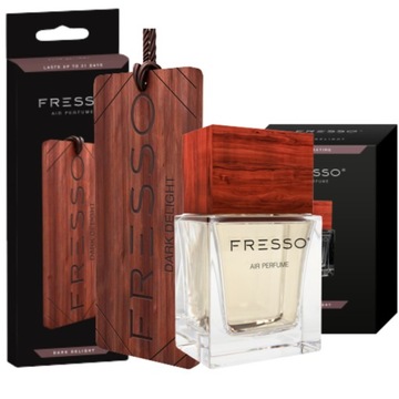Автомобильные духи FRESSO Dark Delight 50 мл + автомобильный ароматизатор