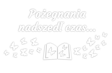 Dekoracja na zakończenie roku POŻEGNANIA NADSZEDŁ CZAS szkoła przedszkole