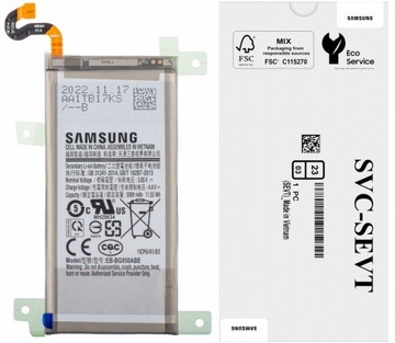 Samsung Galaxy S8 SM-G950F/DS ORYGINALNA BATERIA EB-BG950ABE SERVICE PACK