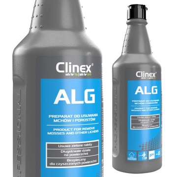 Clinex ALG Preparat do usuwania mchów i porostów z dachów i elewacji 1L
