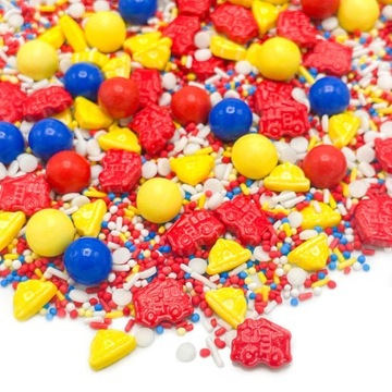 Posypka cukrowa Fire Heroes - Happy Sprinkles - 90 g
