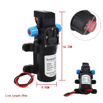 СХЕМА НАСОСА ДАВЛЕНИЯ ВОДЫ 116PSI 12В