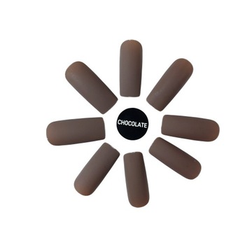 SZTUCZNE PAZNOKCIE TIPSY PRIMARK PS..CHOCOLATE