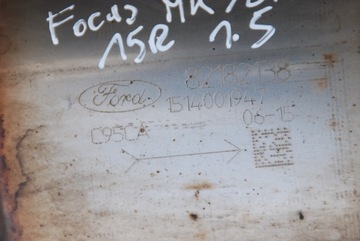 Ford Focus MK3 Lift 1.5 TDCI каталитический нейтрализатор выхлопных газов 15